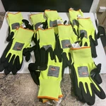 10 Pairs Lot Ergodyne 7041 Lime Nitrile-coated Level Cut Gloves With Tags. Fixed Price $99.99.