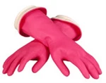 Casabella 8546060 Cotton Flock Lining Premium Pink Rubber Latex Gloves. Fixed Price $10.39.