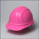 Erb Hi-viz Pink 4 Pt Ratchet Suspension Standard Safety Hard Hat. Fixed Price $10.95.