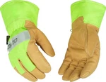 Kinco Green Hi-vis Lined Pigskin Leather Work Gloves (style No. 1939-XL). Fixed Price $19.99.