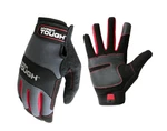 Hyper Tough Work Gloves Men Large High Dexterity Mesh Leather Palm - Medium. Fixed Price $10.50.