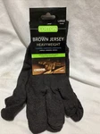 Cordova Cotton Heavyweight Brown Jersey Gloves; Large; 14001. Fixed Price $9.99.