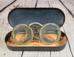 Willson Universal Side Shield Safety Goggles Glass Wire Mesh 1912 Case Steampunk. Fixed Price $79.87.