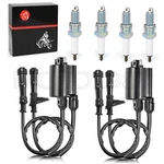 For Honda Shadow Ace Aero Spirit VT750 Ignition Coil Pack Spark Plug + Cap. Fixed Price $53.99.