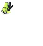 Boss 8412K Hi-vis Yellow Kids Big Help Poly/latex Smooth Palm Gloves, Each Pair. Fixed Price $5.50.