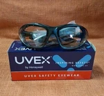 Seismic Safety Eyewear - Metallic Blue Frame/clear Lens Extra Coating. Fixed Price $29.35.