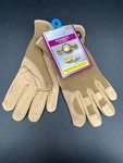 Wells Lamont Grips Comfort Pigskin Leather Women Gloves Size 3225M Tan. Fixed Price $12.99.