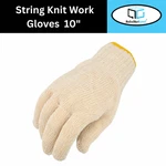 300 Pairs - Large Cotton Blended String Knit Gloves Men's Size Tan. Fixed Price $126.63.