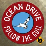 New Jersey Ocean Drive Highway Marker Road Sign Follow The Gull Route Shield 12. Fixed Price $119.00.
