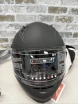 Glx GX11 Compact Motorcycle Helmet - Matte Black, Large Full Face W/ Tinted. Fixed Price $70.00.