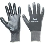 Sas Safety 640-1908 Pawz Black Nylon Knit Shell Gloves Nitrile Palm Coating. Fixed Price $10.83.