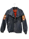 Vtg Nwt Von Dutch Denim Beaded Laurence Jacket Size Med Unisex Cougar Dead Stock. Fixed Price $398.99.