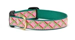 Up Country Dog Collar Leash Coral Gables Pattern Sizes Xs Sm Md Xl. Fixed Price $19.99.