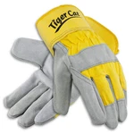 Galeton Tiger Cat Premium Leather Palm Gloves Safety Cuff Yellow Pack 2112. Fixed Price $98.81.