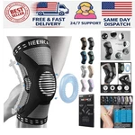 Elite Compression Knee Sleeve With Patella Gel Pad & Stabilizers - Unisex Large. Fixed Price $44.99.