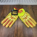 Ringers 179 Mechanics Gloves Size Large Reflective Yellow Red Workwear Stretch. Fixed Price $25.00.