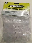 Performax Clear Safety Glasses - 4 Pack Meets Exceeds Ansi Standards New. Fixed Price $5.25.