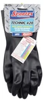 Spontex Technic 420 Latex/neoprene Gloves Black 1 Pk (pack Of 5). Fixed Price $26.93.