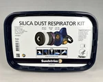 New Sealed Sundstrom Safety H10-0014 Silica Dust Respirator Kit, M/l, Blue. Fixed Price $54.95.