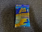 (qty 12) Soft Scrub 12322-26 Medium Yellow Caring Hands Latex Gloves. Fixed Price $88.99.