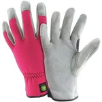 John Deere Leather Work Gloves - Ladies JD00016/WSM With Logo. Fixed Price $14.99.