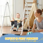 Toddler Swing Playset With Foldable Stand Safety First Indoor Outdoor Baby. Fixed Price $87.40.