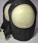 Clc Plastic Cap Knee Pads-used One Size-working CONDITION-TAIWAN-084298012303. Fixed Price $12.99.