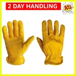 & Genuine Grain Cowhide Leathers With Reinforced Patch Palm Work Gloves,.... Fixed Price $41.79.