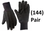 144 Pair True 9117-26 Mens Large Brown Jersey Gloves Mini Gripper Dots. Fixed Price $349.99.