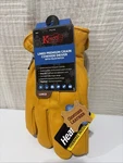 Kinco Lined Premium Grain Cowhide Driving Gloves With Palm Patch Size New. Fixed Price $26.60.