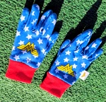 Wonder Woman Jersey Midwest Co Toddler Sz 3+ Kids Utility Gloves Pair Guc. Fixed Price $9.95.