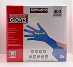 Kirkland Signature Nitrile Exam Gloves ** Size 400 Count Latex-free. Fixed Price $34.99.