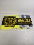 Occunomix Lux-tenbib-yl Rain Overall,class E,yellow/green,l. Fixed Price $20.00.