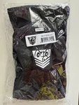 Fort Troff Men's Pair Black Skull Knee Pads. Fixed Price $55.00.