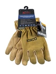 New Kinco 94HK Men's Lined Grain Suede Pigskin Gloves Heat Keep Lining Medium. Fixed Price $23.00.
