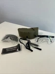 Msa Specs Us Military Safety Glasses Dark & Clear Lenses With Case. Fixed Price $24.99.