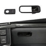 Passenger Storage Glove Box Handle Cover Trim Ford F150 21+ Black Wood Grain. Fixed Price $15.95.