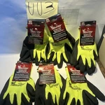 Boss 8412L Fluorescent Polyester Shell Hi-vis Knit Gloves Large 6 Pairs. Fixed Price $45.00.