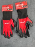 (2) Craftsman Multipurpose Nitrile Dipped Palm Unisex Nylon Gloves, Large. Fixed Price $11.99.
