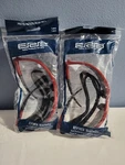 Erb Octane Red Frame 2 Pairs Of Safety Glasses Sun Wrap Z87+ Z94+ W/neck Cord. Fixed Price $11.99.