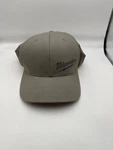 Milwaukee Flexfit Hat L/xl Gray Fitted Cap Black Logo Genuine RN150428. Fixed Price $6.75.