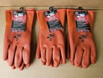 Pair Boss Snow Shield 3600X Pvc Chemical Gloves, Xl, Lined, Orange. Fixed Price $39.00.
