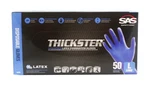 (1 Box) Thickster Textured Safety Latex Gloves, Size Large. Fixed Price $18.79.