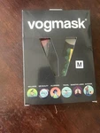 New Vogmask Medium Filtering Face Reusable Sealed Green, Red, Yellow. Fixed Price $24.99.