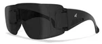 Edge Ossa Fit-over Safety Glasses With Black Temples And Smoke Lens. Fixed Price $17.29.