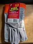 Midwest Split Cowhide Leather Palm Gloves, Safety Cuff #7759 Sz Lrg -nwt. Fixed Price $16.50.