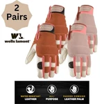 Wells Lamont Water Resistant Hydrahyde Women's Leather Work Gloves 2 Pairs New. Fixed Price $14.89.