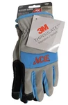Ace Women's Synthetic Leather Blizzard Cold Weather Gloves - Blue & Gray. Fixed Price $15.95.