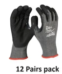 Milwaukee Cut Level 5 Work Gloves Xl 12 Pack Nitrile Grip Heavy Duty. Fixed Price $84.99.