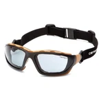 Pyramex Carhartt Carthage Shooting Glasses Black And Tan With Grey Anti-fog Lens. Fixed Price $25.76.